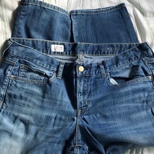 GAP jeans. Normal wear.  32/14r  blue wash.